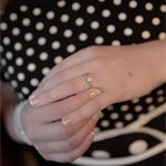 Wedding Engagement Ring Portrait