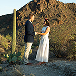 Tucson Sunset Wedding On Location